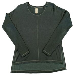 Mountain Hardwear EDP Waffle Long Sleeve Shirt Women's Medium Green Thumbholes